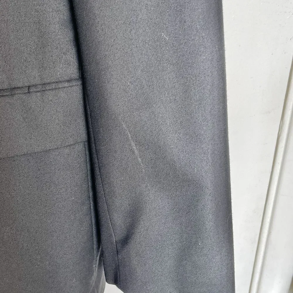 Tommy Hilfiger Mens Blazer Size R 46 Sport Jacket Two Button Black Suit Wedding